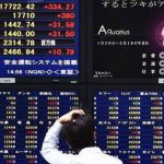 کاهش سهام‌ها در بازارهای آسیایی